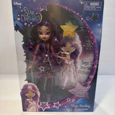 Disney Star Darlings Sage Starling 11'' Fashion Doll Set w/ 150+ Page Book