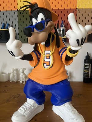  Goofy Urban Style - handgefertigte 3D gedruckte Figur (40 cm)