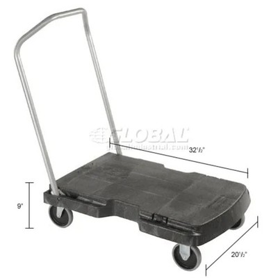 Rubbermaid Triple Trolley 500 lb Capacity Platform Cart Dolly