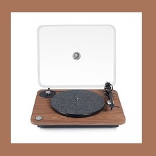 Elipson Chroma 400 RIAA Turntable - Built-in Preamp Walnut, Oak, Red or Black