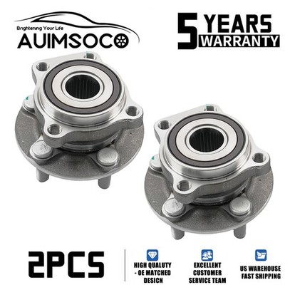 2X Cubo De Rueda Delantera Y Cojinete Para For Subaru Outback 2005-2014
