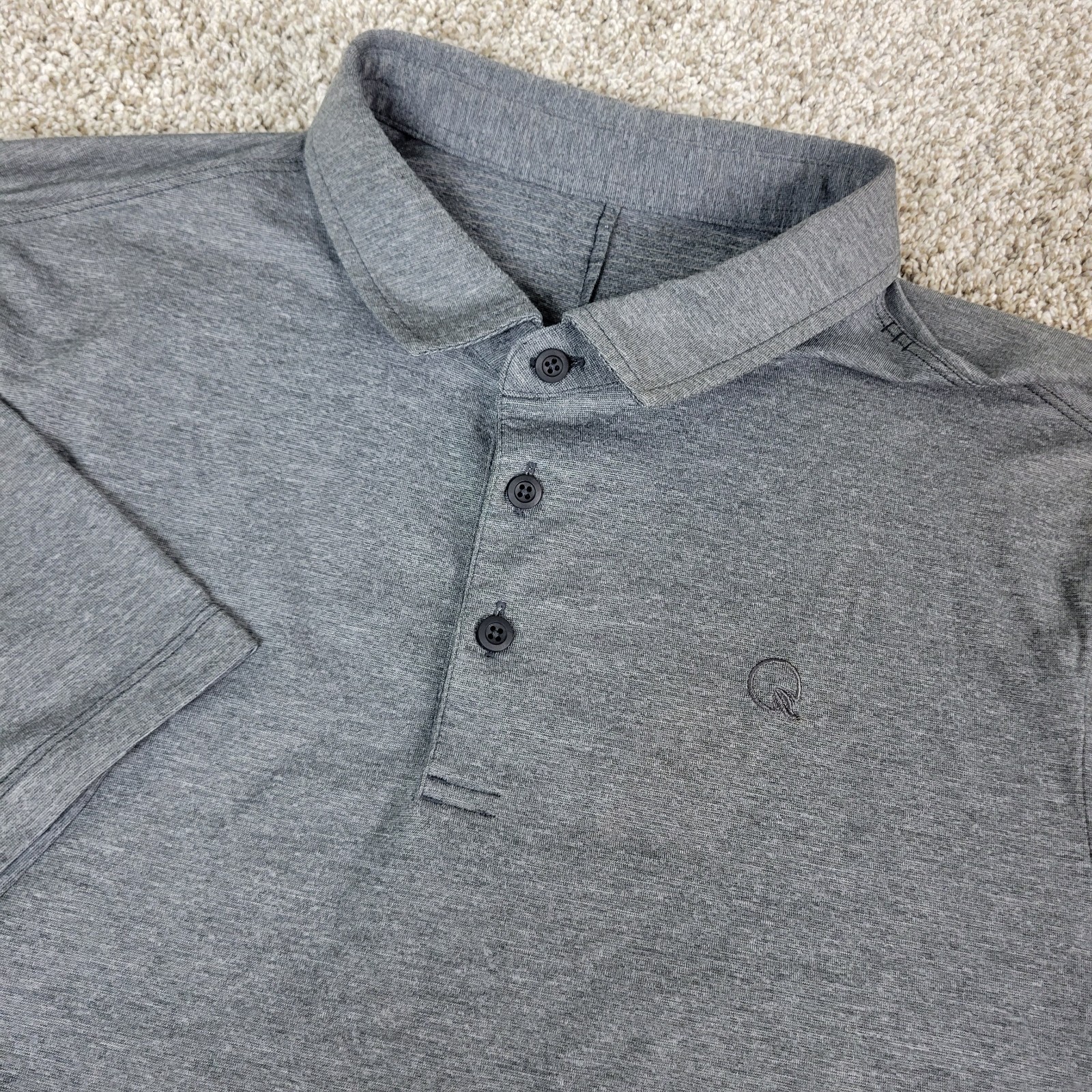 Lululemon Mens Large Solid Gray Performance Stret… - image 1