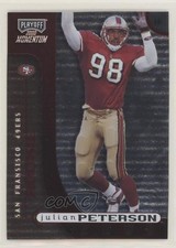 2000 Playoff Momentum Rookie /750 Julian Peterson #196 11pj