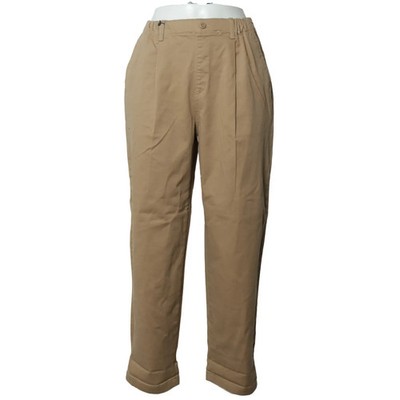 Uniqlo, Chino, Größe: 158, Beige, Baumwolle/Elasthan/Polyester, Einfarbig #gTN
