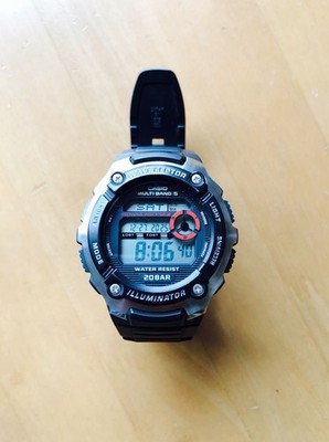 CASIO Wave Ceptor Radio Watch Black Men's WV-M200