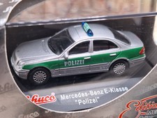 Schuco Model Car 1:87 H0 Mercedes-Benz E-Class Police Green