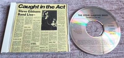 STEVE GIBBONS BAND~CAUGHT IN THE ACT~ORIGINAL & RARE LIVE CD~FAST POST