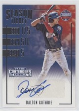 2016 Panini Elite Extra Edition USA Baseball Contenders Dalton Guthrie Auto 0r4