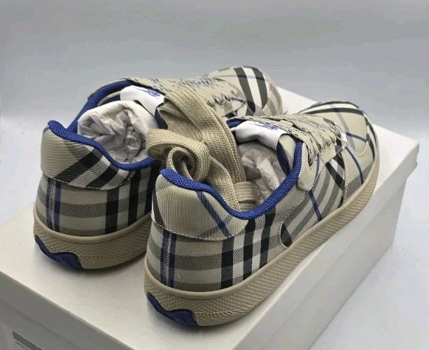 Zapatillas bajas a cuadros con caja Burberry para hombre talla 9US 42 EUR G3D Foto 4 de 4