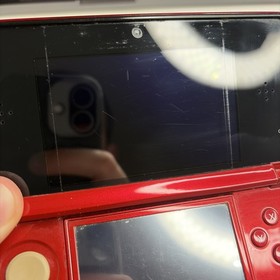 Nintendo 3DS System - Red Region USA, Charger US Model READ!