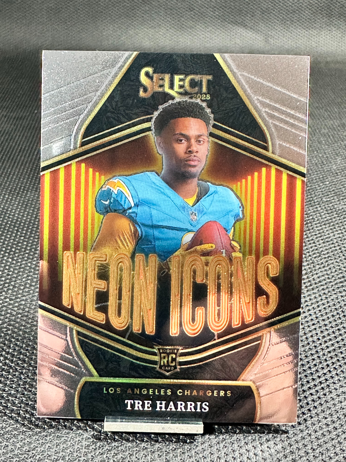2025 Panini Select Football TRE HARRIS Neon Icons RC #14