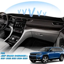 JJMY Dashboard Cover Non Slip Dash Mat For Jeep Grand Cherokee L 2021-2024 2025