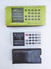 1970's CASIO PERSONAL MINI ELECTRONIC CALCULATOR IN ORIGINAL BOX WORKS 