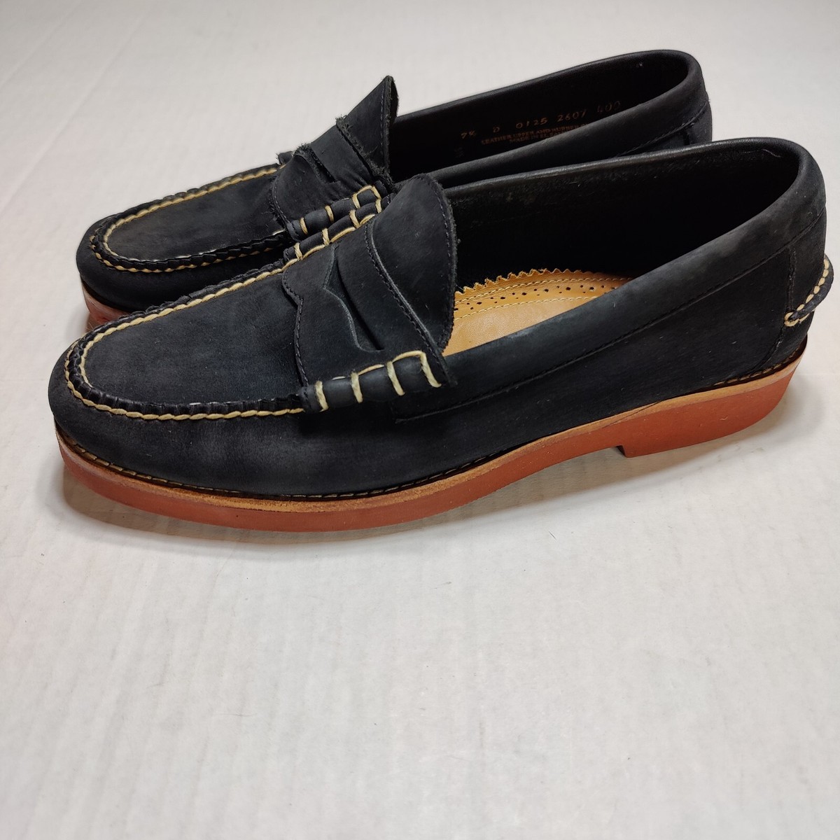 Bass Suede Loafers Bass Weejuns Heritage Suede Backless Penny Loafers