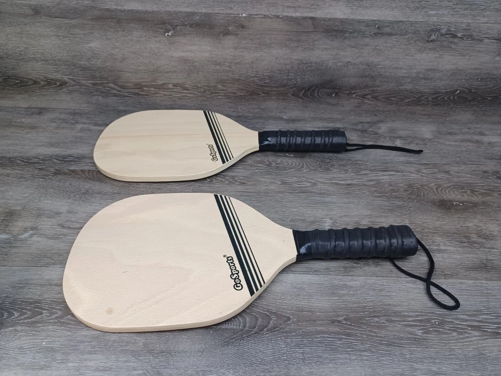Wooden Pickleball Paddles Set of 2 with Premium Grip Wooden Pickleball Paddles Set of 2 with Premium Grip