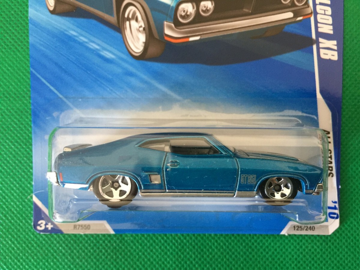 2010 Hot Wheels All Stars #7/10, '73 Ford Falcon XB, Blue