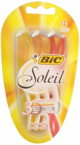 Bic Soleil Triple Blade Disposable Razor For Women Sensitive Skin 4 Count 6 Pack - Picture 6 of 6