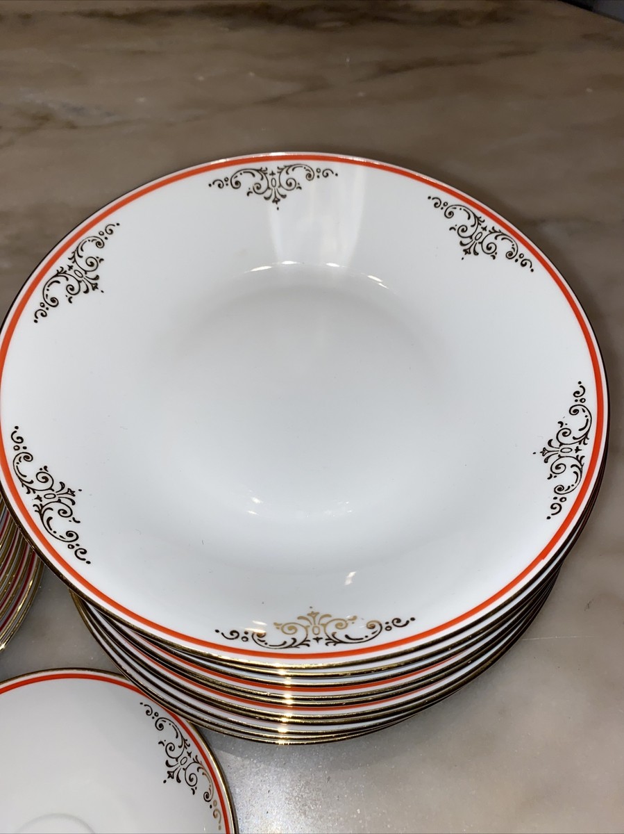 STUNNING BOHEMIA CZECH HAND MADE Novarole PORCELAIN 24 PIECES