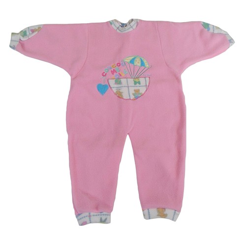 Tutina Tuta Body pagliaccetto in pile invernale neonato BIMBA Ines rosa cm  68 | eBay