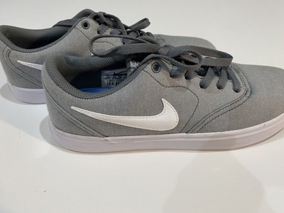 Nike 843896-003 Unisex SB Check Solar Canvas Shoes Cool Grey Black BX SB  9.5 | eBay