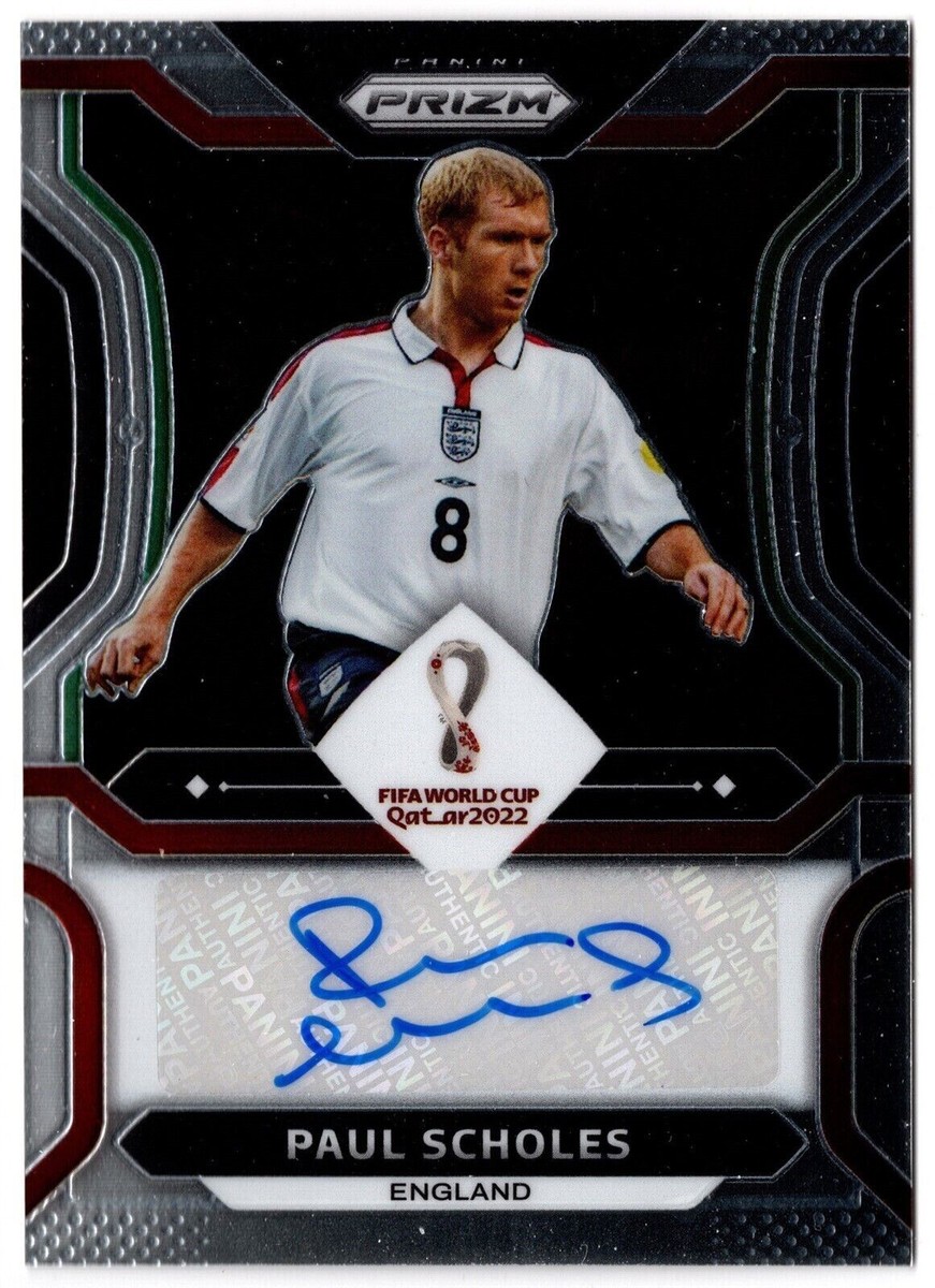 panini prism ポールスコールズ　サイン 2025年最新】スコールズ サインの人気アイテム - メルカリ