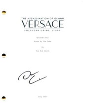Darren Criss Signed Autograph The Assassination of Gianni Versace Episode Script