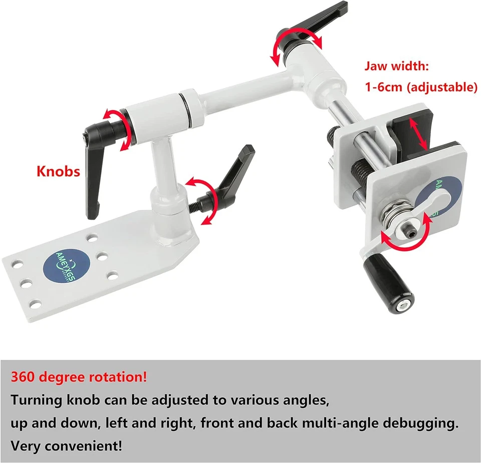 Universal Bow Vise 360° Adjustable Bow Press Level Tuning Kit Archery Tool Mount - Image 3 of 4