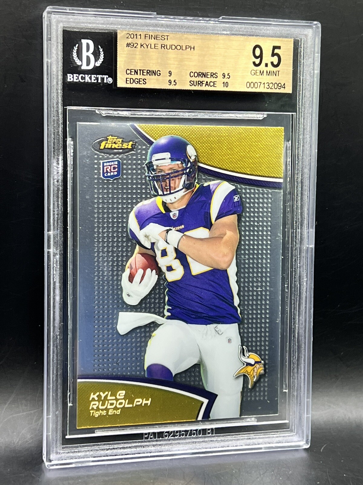 Kyle Rudolph Finest #92 Base