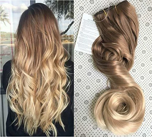 Voluminous Wavy Hair(Blonde Ombre)