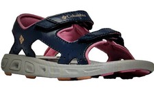 Columbia Techsun Vent Sandals Youth 6Y BY4566-466 Blue/Pink Water Shoes NWT