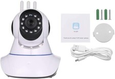 Telecamera Ip Camera HD 5mpx Wireless LED Ir Lan Motorizzata WIFI Rete Internet - Miniatura 2