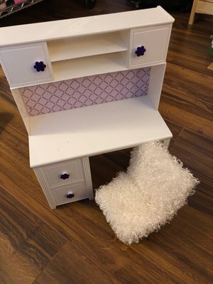 My Life As Works With American Girl White Desk And Chair