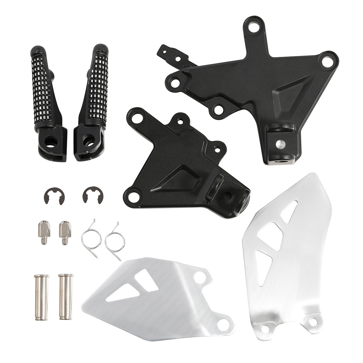 Front Driver Footpegs Brackets Fit For Kawasaki Ninja ZX10R 2011