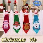 Christmas Necktie Long Tie LED Light Santa Snowman Reindeer Xmas Party Gift