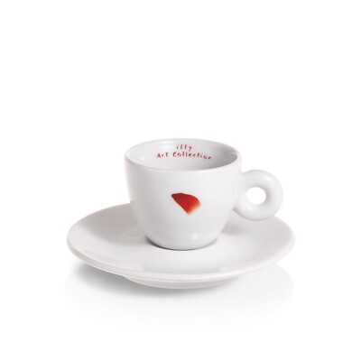 illy art collection: 1997 Sandro Chia 6 espresso cups Il ballo del caffé *READ