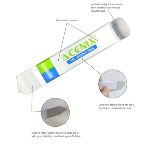 ACENIX? Thin Metal Opening Pry Tool Bar Opener for iPhone Smart Phone Screen - Picture 3 of 12