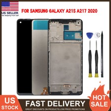 For Samsung Galaxy A21S A217 2020LCD Touch Screen Digitizer Assembly frame QC