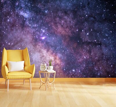 Sternenhaufen Galaxie Sternenhimmel Tapete Wandbild Abnehmbar Abziehbar Abziehen & Kleben