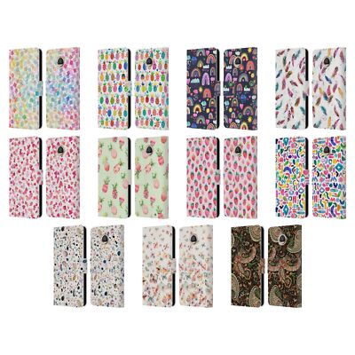 OFFICIAL NINOLA MIX PATTERNS LEATHER BOOK WALLET CASE COVER FOR MOTOROLA PHONES