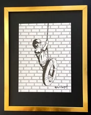 BANKSY + SIGNED DONALD TRUMP PRINT FRAMED + BUY IT NOW!