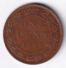 1905 Canada Large Cent — photo from another recent sale