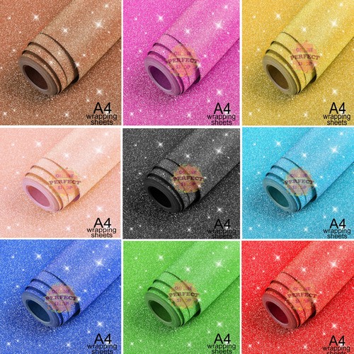 Wrapping Glitter Paper Gift Present Birthday Wrap Wedding Party Sheet eBay