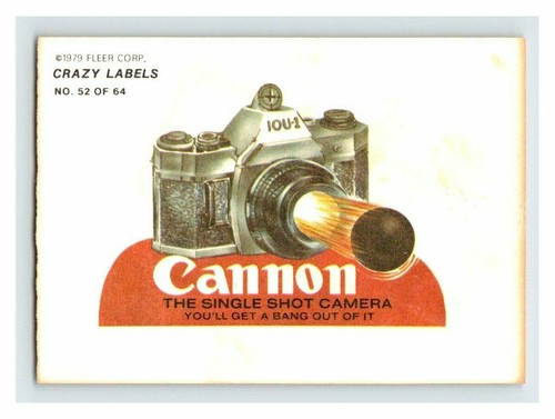 Crazy Labels Sticker 1979 STRIP-EX ZAP YOUR ZITS #48 Fleer Trading Card B126 - Picture 2 of 2