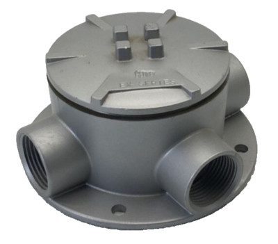 EXFT-100A OZ-GEDNEY 1'' EXPLOSION PROOF ALUMINUM GUAT BOX WITH FLANGED FEET