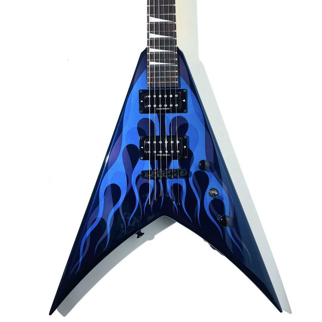 Jackson GHOST KVX10 Limited Edition Blue Ghost Flames King V Jackson GHOST KVX10 Limited Edition Blue Ghost Flames King V