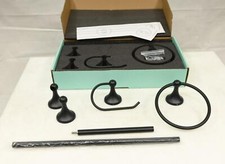 Forious 19102B3A Bath Hardware Set, Black