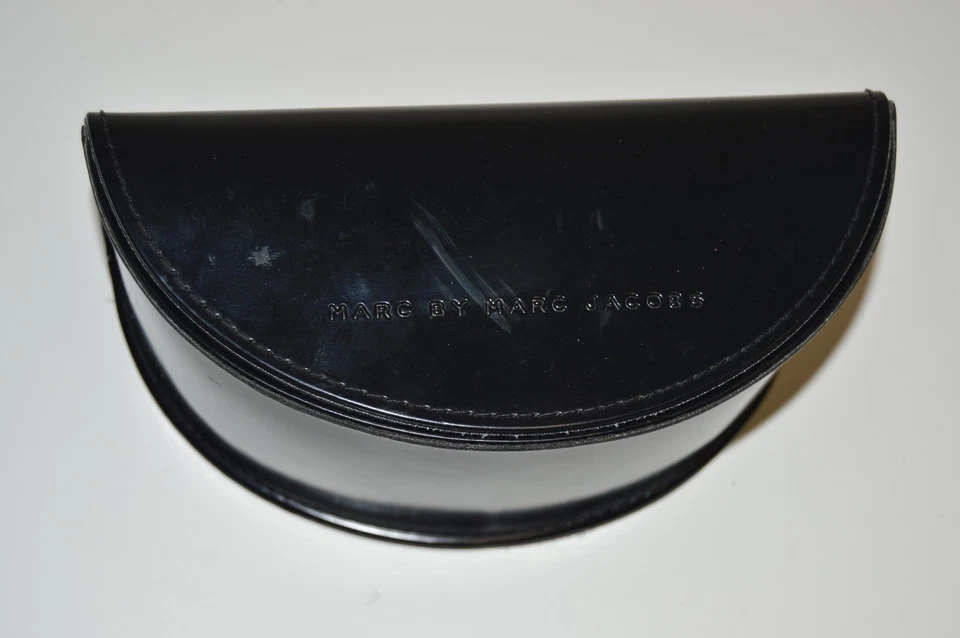 WOW изящный большой дизайнер Marc Jacobs бренд логотип солнцезащитные очки жесткий чехол VHTF - Изображение 2 из 4