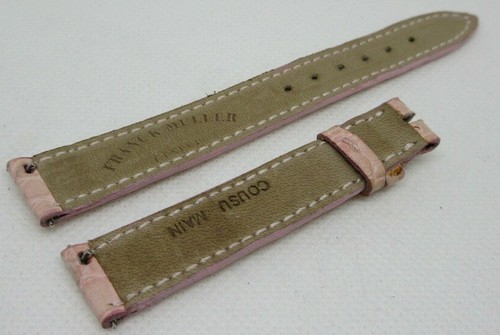 Franck Muller 14mm Light Pink Alligator Strap OEM Genuine 1752 Series - Picture 3 of 4