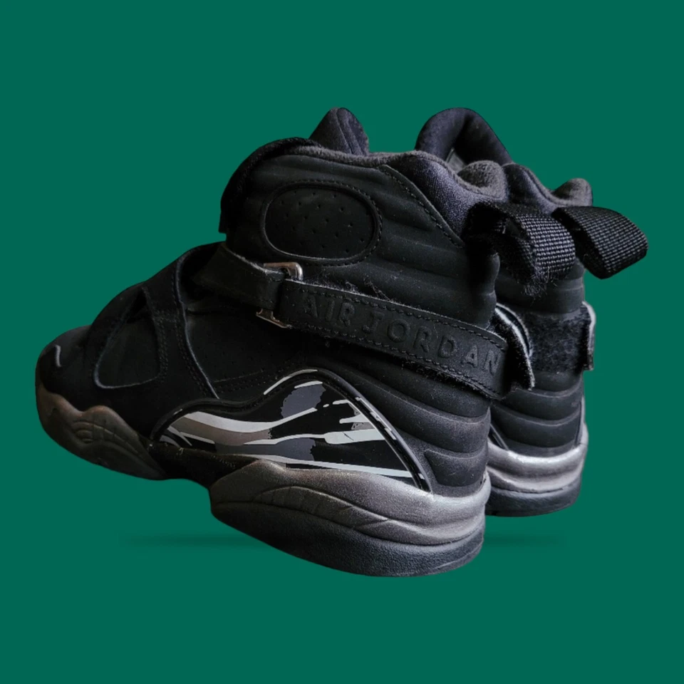 Nike Air Jordan 8 Retro BG 'Chrome' 2015  305368-003 US Kid Size 6 - Image 3 of 4