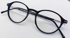 Vintage LAUREN HUTTON L025 ROI Ebony eyeglasses NEW Plastic Black 46-18-140